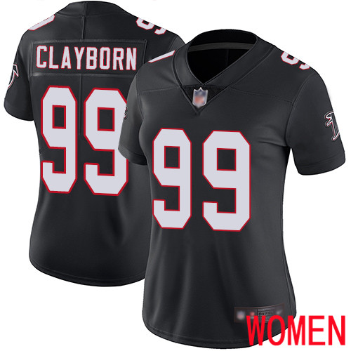 Atlanta Falcons Limited Black Women Adrian Clayborn Alternate Jersey NFL Football #99 Vapor Untouchable->youth nfl jersey->Youth Jersey